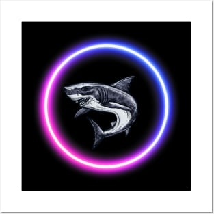 Neo Shark Art Posters and Art